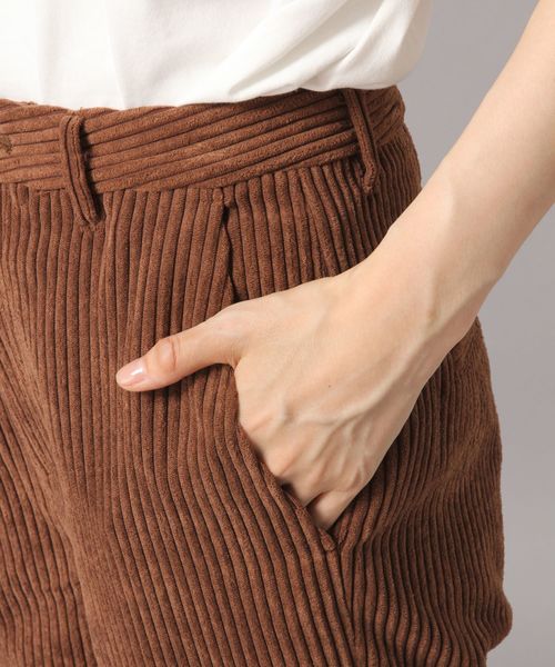 LOWRYS FARM（ローリーズファーム）の「カルコーデュロイSET UPパンツ 843556（その他パンツ・レディース・ブラウン/アイボリー/ボルドー・MEDIUM/LARGE）」の4枚目の写真