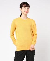 Cotton melange waffle top