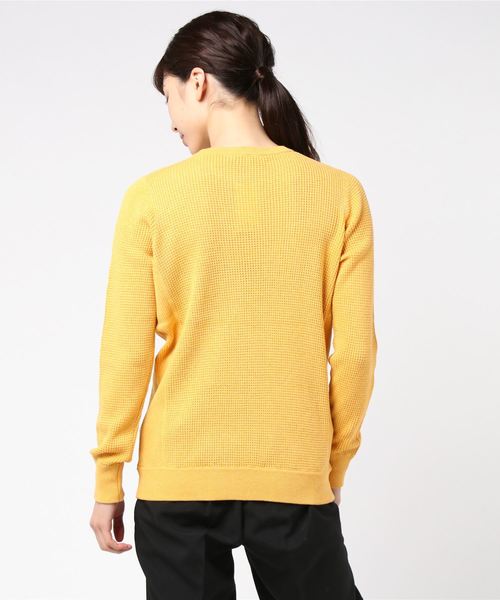 three dots（スリードッツ）の「Cotton melange waffle top（Tシャツ/カットソー・レディース・シルバー/グリーン系その他・SMALL/MEDIUM）」の4枚目の写真