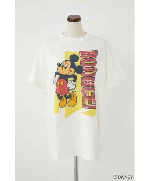 セール Md Bounce Mickey Big Tシャツ Tシャツ カットソー Disney Series Created By Moussy ディズニーシリーズクリエイテッドバイマウジー のファッション通販 Zozotown