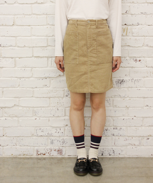 Kastane（カスタネ）の「【Kastane】BIGポケットスカート（スカート・レディース・ブラウン/ベージュ/ネイビー/レッド・LARGE/X-SMALL/SMALL/MEDIUM）」の17枚目の写真