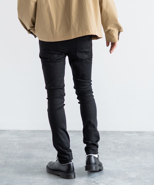 BIG SMITH(ビッグスミス)の「ライクラ混 スーパーストレッチデニム(デニムパンツ・メンズ・ブラック/ネイビー/サックスブルー/ブルー・LL/S/M/L)」の10枚目の写真