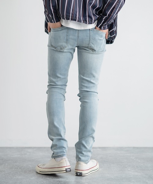 BIG SMITH(ビッグスミス)の「ライクラ混 スーパーストレッチデニム(デニムパンツ・メンズ・ブラック/ネイビー/サックスブルー/ブルー・LL/S/M/L)」の13枚目の写真