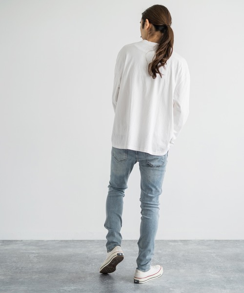 BIG SMITH(ビッグスミス)の「ライクラ混 スーパーストレッチデニム(デニムパンツ・メンズ・ブラック/ネイビー/サックスブルー/ブルー・LL/S/M/L)」の20枚目の写真