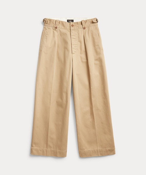 RRL(ダブル アール エル)の「クロップド コットン ワイドレッグパンツ(その他パンツ・レディース・ブラウン系3・27/28/24/25/26/29)」の5枚目の写真