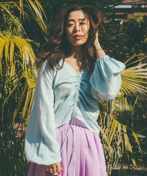 BAYFLOW Women's（ベイフロウ ウィメンズ）の「【野沢和香×BAYFLOW】コラボギャザーブラウス（シャツ/ブラウス）」