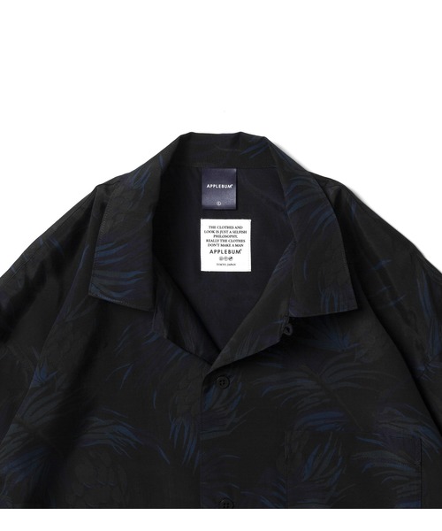 APPLEBUM（アップルバム）の「Over-Dye L/S Aloha Shirt（シャツ/ブラウス・メンズ・ブラック・MEDIUM/LARGE/X-LARGE）」の3枚目の写真