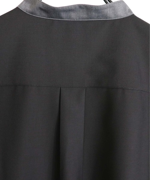 Confirm（コンファーム）の「Confirm / コンファーム TR7分丈クレリックバンドカラーシャツ（シャツ/ブラウス・メンズ・ブラック/ベージュ/ブルー/ベージュ系その他・M/L）」の6枚目の写真