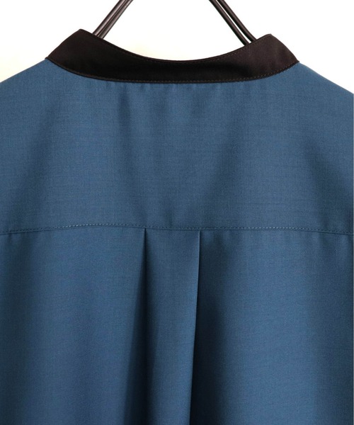 Confirm（コンファーム）の「Confirm / コンファーム TR7分丈クレリックバンドカラーシャツ（シャツ/ブラウス・メンズ・ブラック/ベージュ/ブルー/ベージュ系その他・M/L）」の18枚目の写真