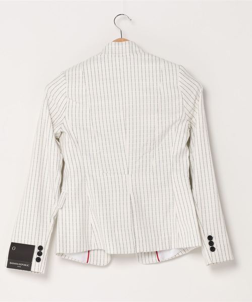 BANANA REPUBLIC ストライプテーラードジャケット サイズ2