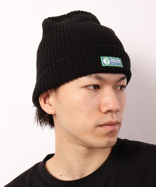 DISCUS（ディスカス）の「【DISCUS】ワンポイント ニットキャップ（ニットキャップ/ビーニー・メンズ・ネイビー/ベージュ/パープル/レッド/ロイヤルブルー/オリーブドラブ/ブラック/オフホワイト/ワイン/オレンジ/ブラウン・FREE）」の18枚目の写真
