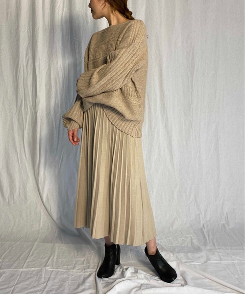 PICCIN（ピッチン）の「【WEB限定】ケーブルニットセーター（ニット/セーター・レディース・アイボリー/モカ・M）」の18枚目の写真