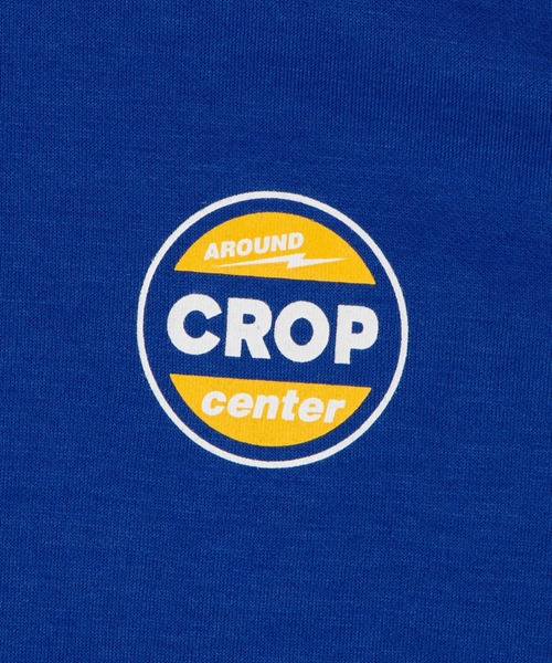 DING(ディング)の「DING/CROP Tシャツ(Tシャツ/カットソー・レディース・ホワイト/ブルー/スミクロ・FREE)」の6枚目の写真