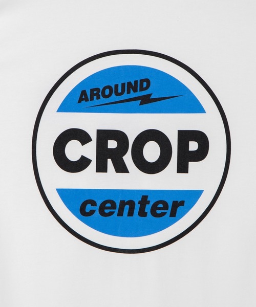 DING(ディング)の「DING/CROP Tシャツ(Tシャツ/カットソー・レディース・ホワイト/ブルー/スミクロ・FREE)」の8枚目の写真