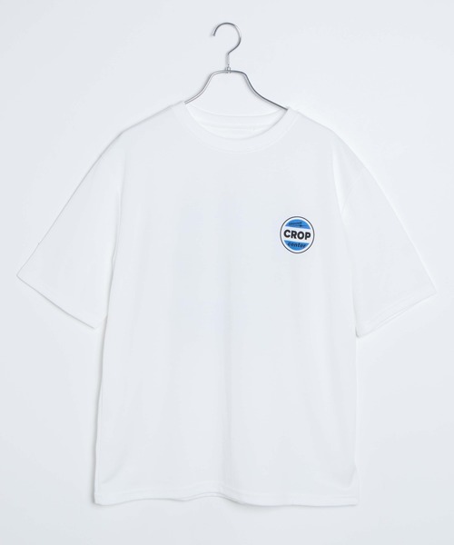 DING(ディング)の「DING/CROP Tシャツ(Tシャツ/カットソー・レディース・ホワイト/ブルー/スミクロ・FREE)」の7枚目の写真