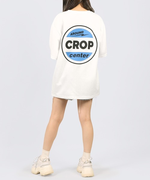 DING(ディング)の「DING/CROP Tシャツ(Tシャツ/カットソー・レディース・ホワイト/ブルー/スミクロ・FREE)」の20枚目の写真