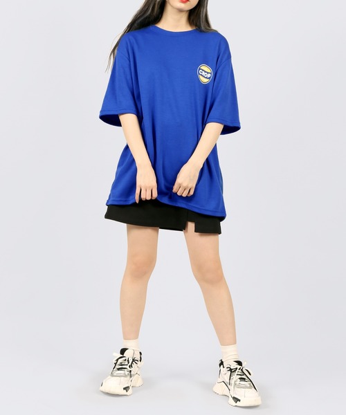 DING(ディング)の「DING/CROP Tシャツ(Tシャツ/カットソー・レディース・ホワイト/ブルー/スミクロ・FREE)」の21枚目の写真