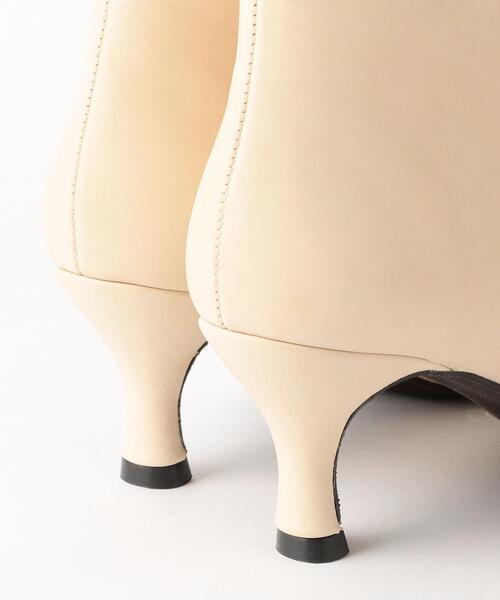 MARIAN（マリアン）の「＜MARIAN＞L ショートブーツ（ブーツ・レディース・オフホワイト/ブラック・37/38/36）」の5枚目の写真