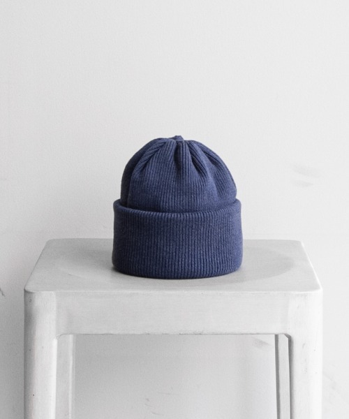 crepuscule（クレプスキュール）の「crepuscule knit cap（ニットキャップ/ビーニー・メンズ・ホワイト/ブラック/グレー/ライトグレー/ネイビー/ダークブラウン/ベージュ/グリーン/ブルー/チャコールグレー・FREE）」の9枚目の写真