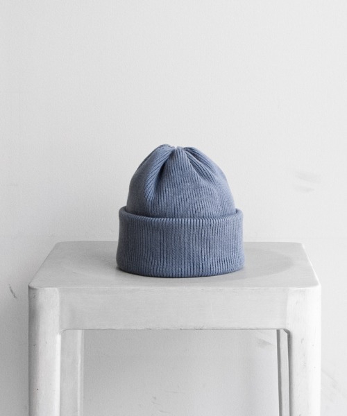 crepuscule（クレプスキュール）の「crepuscule knit cap（ニットキャップ/ビーニー・メンズ・ホワイト/ブラック/グレー/ライトグレー/ネイビー/ダークブラウン/ベージュ/グリーン/ブルー/チャコールグレー・FREE）」の10枚目の写真