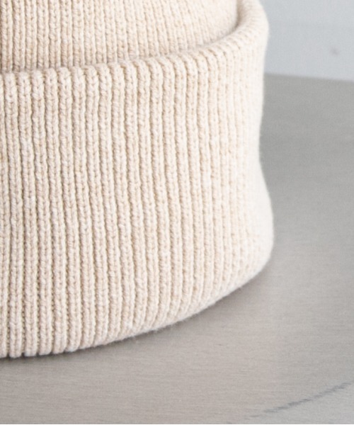 crepuscule（クレプスキュール）の「crepuscule knit cap（ニットキャップ/ビーニー・メンズ・ホワイト/ブラック/グレー/ライトグレー/ネイビー/ダークブラウン/ベージュ/グリーン/ブルー/チャコールグレー・FREE）」の16枚目の写真