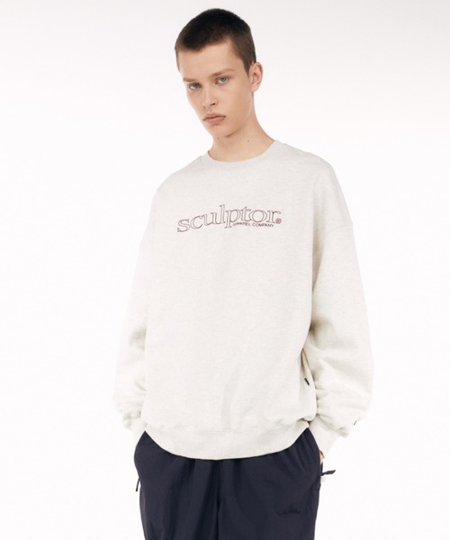 SCULPTOR（スカルプター）の「RETRO OUTLINE SWEATSHIRT/レトロ