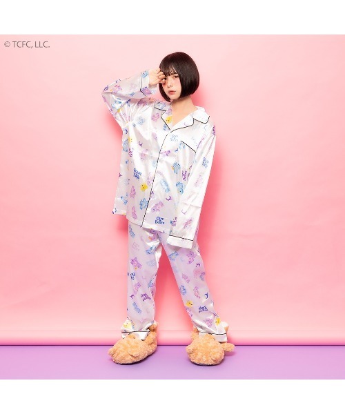 ケアベア ルームウェア SHEIN ケアベア パジャマ ルームウェア 長袖 - メルカリ