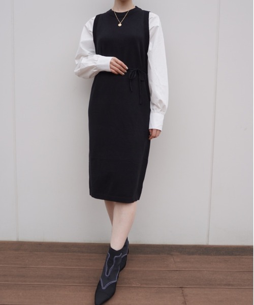 セール ドッキングシャツニットワンピース ワンピース Yuue Wear ユーイ のファッション通販 Zozotown