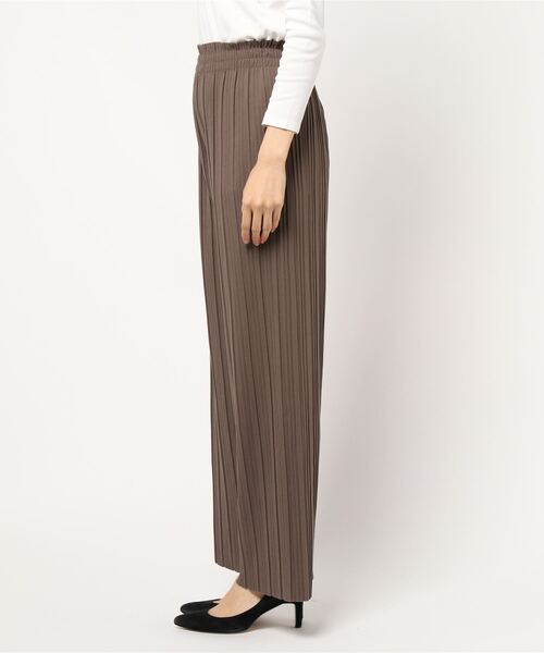 KOBE LETTUCE（コウベレタス）の「プリーツワイドパンツ（その他パンツ・レディース・ブルー/オリーブ/モカ/ホワイト系その他/ブラック/グレイッシュベージュ/オレンジ系その他/イエロー・FREE）」の10枚目の写真