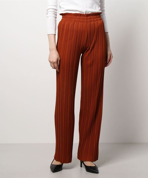 KOBE LETTUCE（コウベレタス）の「プリーツワイドパンツ（その他パンツ・レディース・ブルー/オリーブ/モカ/ホワイト系その他/ブラック/グレイッシュベージュ/オレンジ系その他/イエロー・FREE）」の22枚目の写真