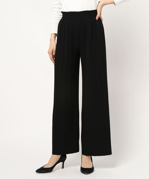 KOBE LETTUCE（コウベレタス）の「プリーツワイドパンツ（その他パンツ・レディース・ブルー/オリーブ/モカ/ホワイト系その他/ブラック/グレイッシュベージュ/オレンジ系その他/イエロー・FREE）」の21枚目の写真