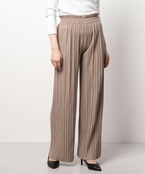 KOBE LETTUCE（コウベレタス）の「プリーツワイドパンツ（その他パンツ・レディース・ブルー/オリーブ/モカ/ホワイト系その他/ブラック/グレイッシュベージュ/オレンジ系その他/イエロー・FREE）」の20枚目の写真