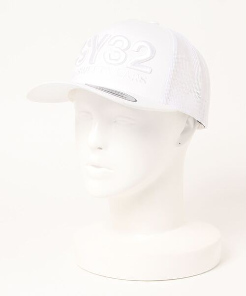 SY32 by SWEET YEARS（エスワイサーティトゥバイスィートイヤーズ）の「SY32 by SWEET YEARS/ロゴ刺繍メッシュキャップ（キャップ・メンズ・ブラック/ネイビー/ブラック系その他/ホワイト/チャコールグレー×ブラック/カモフラージュ/ホワイト系その他・FREE）」の11枚目の写真