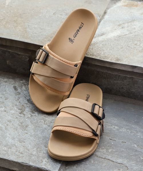 Gramicci(グラミチ)の「【GRAMICCI/グラミチ】SLIDE SANDALS / GRF-004(サンダル・メンズ・ホワイト/ブラック/ベージュ/カモフラージュ・SMALL/MEDIUM/LARGE/X-LARGE)」の4枚目の写真