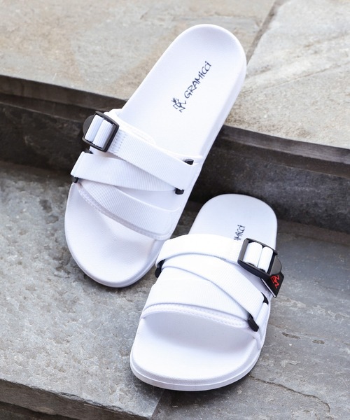 Gramicci(グラミチ)の「【GRAMICCI/グラミチ】SLIDE SANDALS / GRF-004(サンダル・メンズ・ホワイト/ブラック/ベージュ/カモフラージュ・SMALL/MEDIUM/LARGE/X-LARGE)」の2枚目の写真
