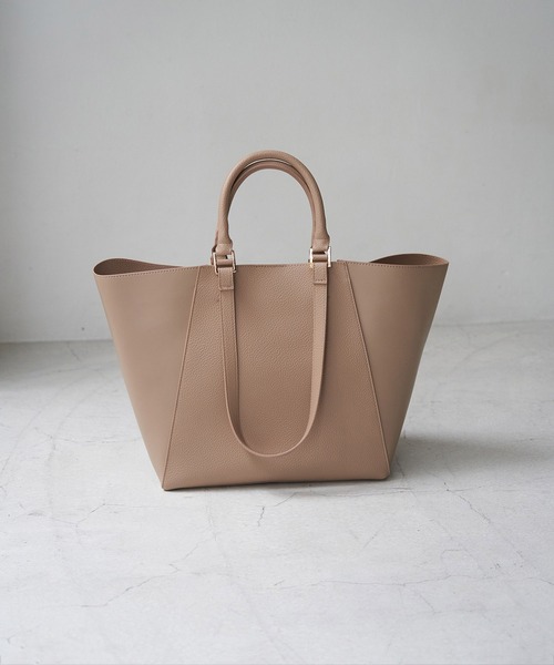 Creek トートバッグ ベージュ/ブルー CLEA（クレア）の「Bebe刺しゅうトートバッグ（トートバッグ）」 - WEAR