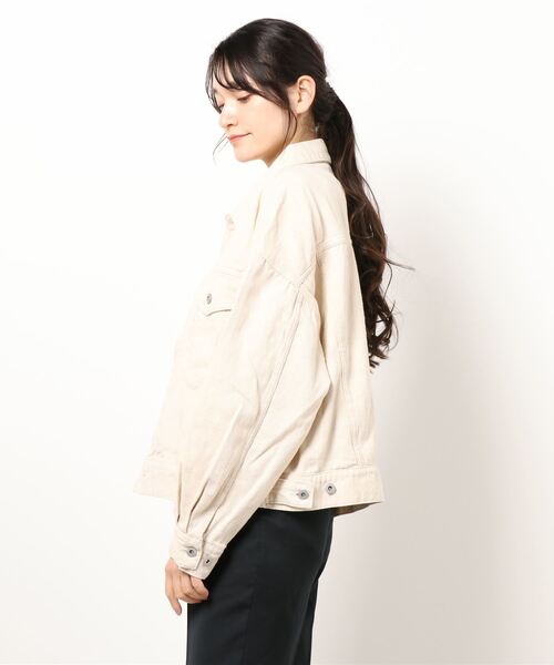 RAG MACHINE（ラグマシーン）の「【RAG MACHINE】ゆったりＢＩＧＧジャン（デニムジャケット・レディース・キナリ・L）」の2枚目の写真