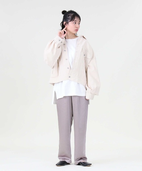 RAG MACHINE（ラグマシーン）の「【RAG MACHINE】ゆったりＢＩＧＧジャン（デニムジャケット・レディース・キナリ・L）」の6枚目の写真