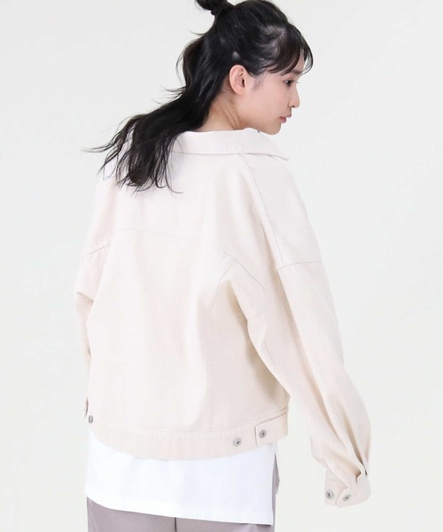 RAG MACHINE（ラグマシーン）の「【RAG MACHINE】ゆったりＢＩＧＧジャン（デニムジャケット・レディース・キナリ・L）」の9枚目の写真