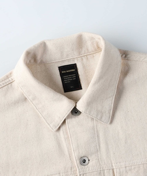 RAG MACHINE（ラグマシーン）の「【RAG MACHINE】ゆったりＢＩＧＧジャン（デニムジャケット・レディース・キナリ・L）」の11枚目の写真