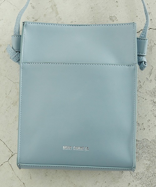 MONO　COMME CA（モノコムサ）の「スクエア ミニポシェット（ショルダーバッグ・レディース・ブラック/サックスブルー/パイソン・FREE）」の20枚目の写真