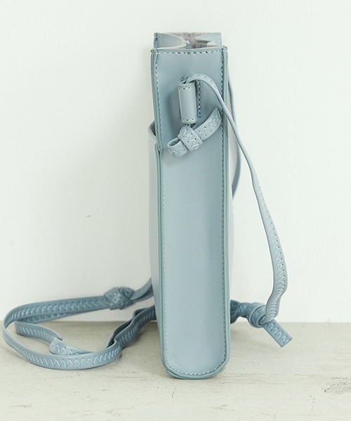 MONO　COMME CA（モノコムサ）の「スクエア ミニポシェット（ショルダーバッグ・レディース・ブラック/サックスブルー/パイソン・FREE）」の14枚目の写真