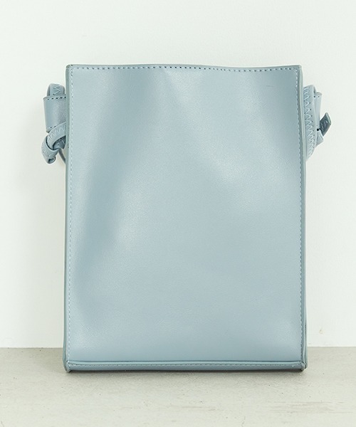 MONO　COMME CA（モノコムサ）の「スクエア ミニポシェット（ショルダーバッグ・レディース・ブラック/サックスブルー/パイソン・FREE）」の7枚目の写真