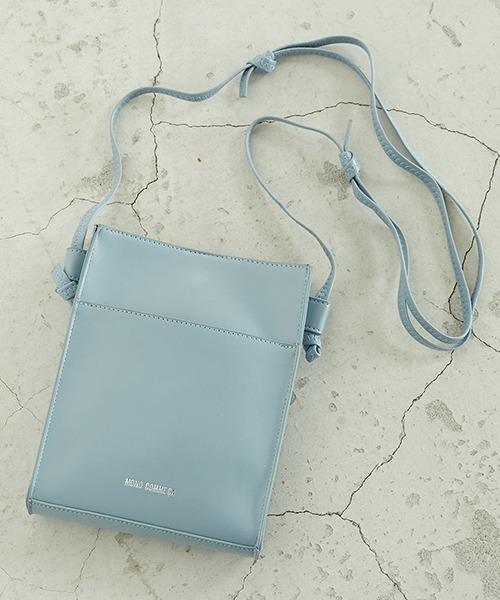 MONO　COMME CA（モノコムサ）の「スクエア ミニポシェット（ショルダーバッグ・レディース・ブラック/サックスブルー/パイソン・FREE）」の22枚目の写真