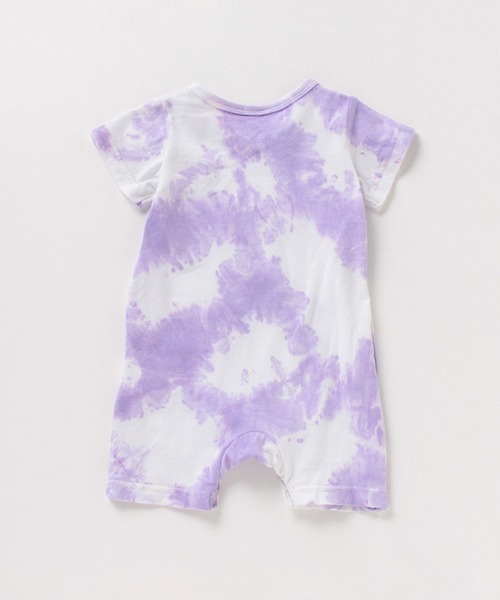XLARGE KIDS(エクストララージキッズ)の「タイダイ柄OGゴリラロンパース(ロンパース・キッズ・グレー/ライトグリーン/パープル・FREE)」の6枚目の写真
