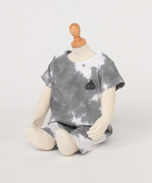 XLARGE KIDS(エクストララージキッズ)の「タイダイ柄OGゴリラロンパース(ロンパース・キッズ・グレー/ライトグリーン/パープル・FREE)」の14枚目の写真