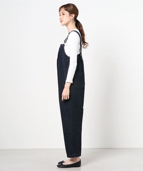 MARIE MILLER（マリー ミラー）の「Marie Miller DENIM OVERALLS (マリーミラー デニムオーバーオール)(2colors)(Women's)(MM029)（サロペット/オーバーオール・レディース・ライトグレー/インディゴブルー・S/M）」の3枚目の写真