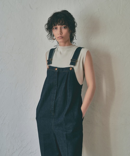 MARIE MILLER（マリー ミラー）の「Marie Miller DENIM OVERALLS (マリーミラー デニムオーバーオール)(2colors)(Women's)(MM029)（サロペット/オーバーオール・レディース・ライトグレー/インディゴブルー・S/M）」の12枚目の写真