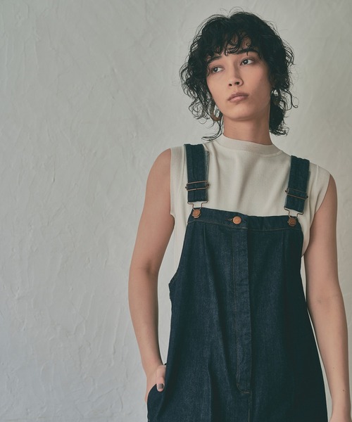 MARIE MILLER（マリー ミラー）の「Marie Miller DENIM OVERALLS (マリーミラー デニムオーバーオール)(2colors)(Women's)(MM029)（サロペット/オーバーオール・レディース・ライトグレー/インディゴブルー・S/M）」の14枚目の写真