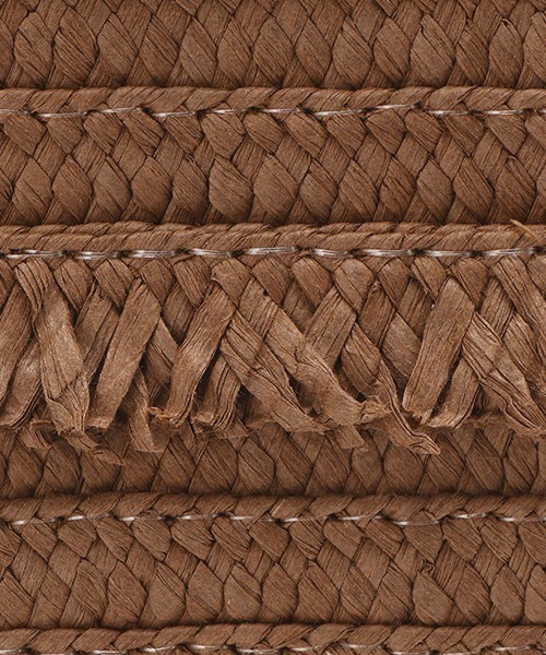 MONO　COMME CA（モノコムサ）の「べっ甲調ハンドル フリンジ かごバッグ（かごバッグ・レディース・ブラウン/ベージュ・FREE）」の13枚目の写真